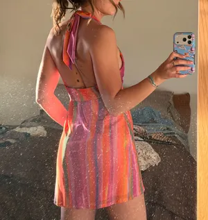 Show Me Your Mumu Tie Dye Mini Dress thumbnail 5