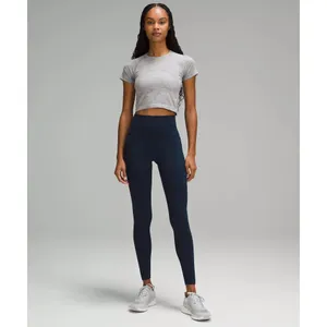 NEW Lululemon Wunder Train High-Rise Tight 0 with Pockets 25 True Navy thumbnail 2