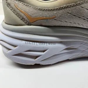 Hoka Bondi 8 Sneakers Womens 8 Grey Peach 1127952 HMLR Road Running Shoes thumbnail 8