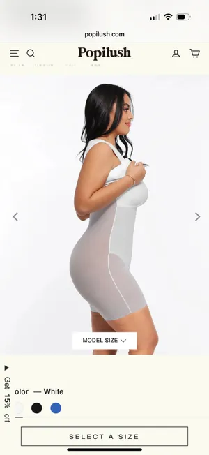 Popilush shapewear dress White Size M thumbnail 4