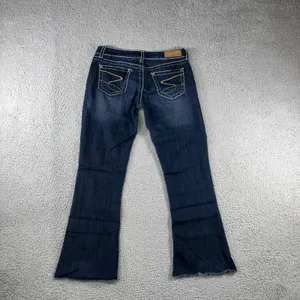 Seven 7 Bootcut Jeans‎ Women 31 Low Rise Thick Stitch Western Festival Y2K Biker thumbnail 2