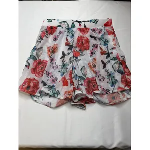 Edel Qual Womens 3 Piece Floral Swim Set Bandeau Top Bikini Bottom Mesh Skirt XS thumbnail 6