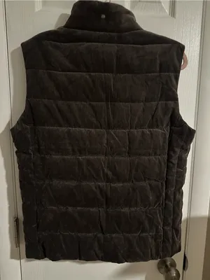 Massimo Dutti Brown Ribbed Puffer Vest thumbnail 5