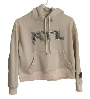 Atlanta Falcons Cream‎ Hoodie Adult size small thumbnail 1