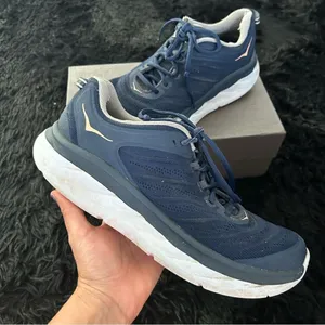 HOKA one one akasa blue athletic lace up shoes sneakers women’s 9.5 thumbnail 1