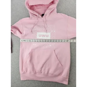 Aria Saki Pink Hoodie UwU‎ Sweatshirt Anime Gamer Girl Artist Jacket Size Small thumbnail 6