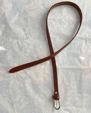 LEATHER BELT Sz: L/34” Tan thumbnail 1