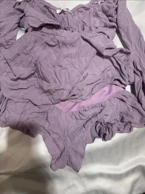 Altar'd State Lavender Eyelet Skirt thumbnail 4