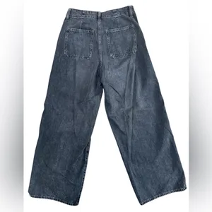 Old Navy Baggy High Waisted Wide Leg Trouser Jean thumbnail 4