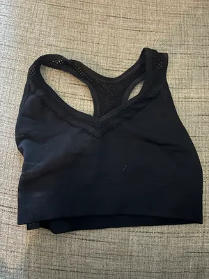 Target Brand Black Sports Bra M thumbnail 2