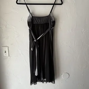 Ruby Rox Y2k Dress Whimsigoth Medium Black‎ Ombre Chiffon Empire Waist Party thumbnail 6