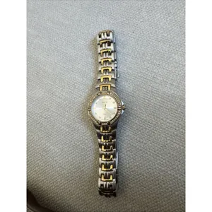 Pulsar Women VX51-X416 Pave Diamond Accent 2 Tone Quartz 27mm Watch Water Resist thumbnail 4