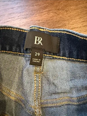 Banana Republic Straight Leg Blue Jeans Size 29 - C11-216 thumbnail 2