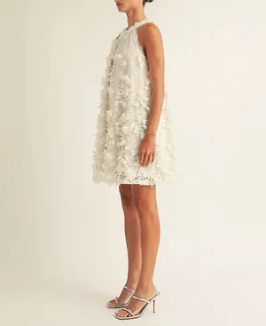 Arose Studio Jacey Embellished Sleeveless Shift Dress thumbnail 3