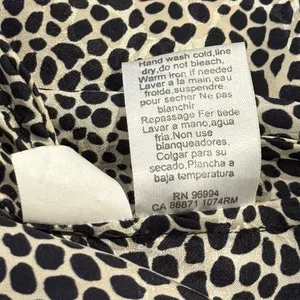 Halston Heritage Robe Silk Old Money Quiet Luxury Mob Wife Regency Animal Print Medium thumbnail 5