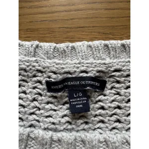 American Eagle Women Size Large Chunky Knit Sweater Preppy Ribbed Wool‎ Blend thumbnail 3