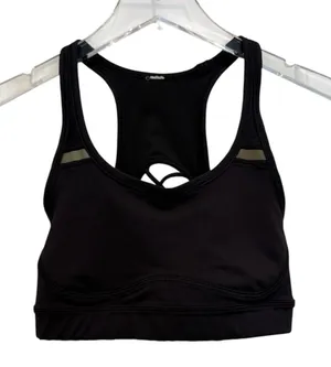 LULULEMON Women’s Sweaty or Not Sports Bra Black size‎ 4 thumbnail 1