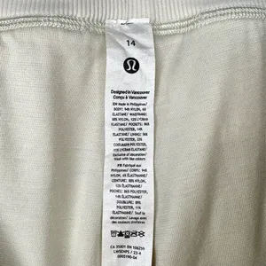 Lululemon Dance Studio Joggers Bone Off White Size 14 Like New thumbnail 13