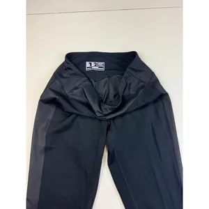New Balance Athletic Leggings Women's Solid Black Side‎ Panel Detail M thumbnail 8