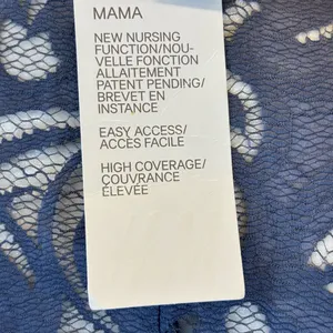 H&M‎ Lace Wrap Midi Dress in Slate BlueMAMA thumbnail 5