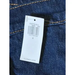 NWT Old Navy Mid-Rise The‎ Slouchy Wide Leg Jeans Dark Wash Button Fly Size 6x30 thumbnail 4