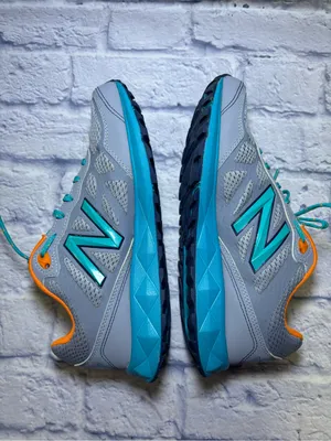 New Balance 512 Running Shoes Womens Size 8.5 Sneakers Teal Blue Orange thumbnail 11