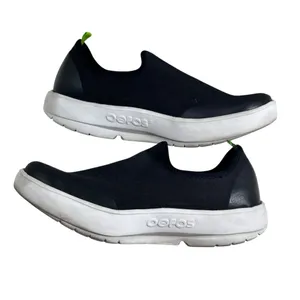 OOFOS OOmg eeZee Low Shoe in Black/White Black Size 8 thumbnail 5