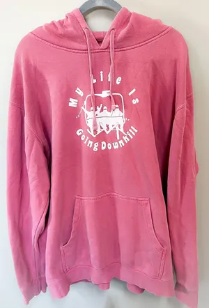 Ski Hoodie Pink Size XL thumbnail 1