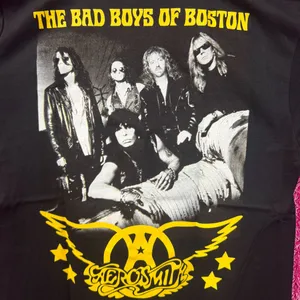 Aerosmith The Bad Boys of Boston Poster Soft Rock Band Tee M thumbnail 2
