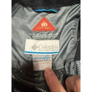 Columbia women's jacket with Omni-Heat thermal comfort Gray/Black Sz L thumbnail 4
