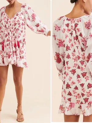 Free People Camella Mini Dress Ivory thumbnail 2