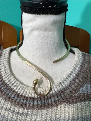 a.n.a Striped Crewneck Sweater in Brown, Cream, and Light Blue thumbnail 2