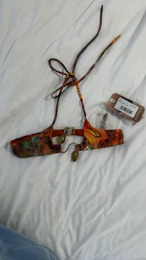 Jaded London Orange Micro Bikini Top  thumbnail 3