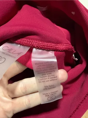 Calia Carrie underwood Women's ribbed Active Leggings red small thumbnail 9