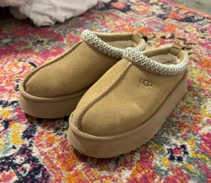 UGG Tasman Slippers sand platform  thumbnail 1