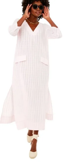 Tuckernuck Pomander Place Pink Carolina Caftan XS NWT thumbnail 1