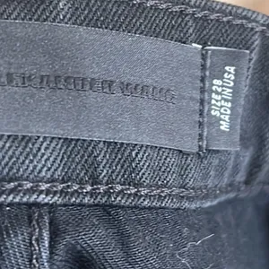 Alexander Wang black denim x jeans thumbnail 9