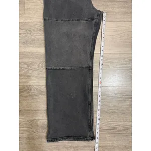 Hollister Ultra High-Rise Dad Jean‎ Washed Black Seam Detail Size 17R 36x28 thumbnail 6