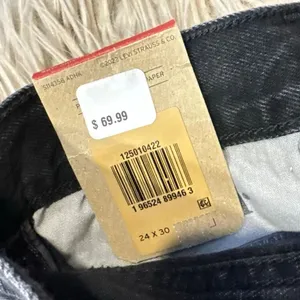 NWT Levi’s 501 black jeans size 24x30 thumbnail 5