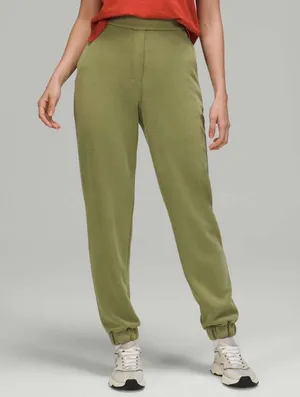 Lululemon Softstreme Relaxed High-Rise Pant in Bronze Green thumbnail 1