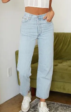 Levi's Ribcage Straight Jeans thumbnail 1