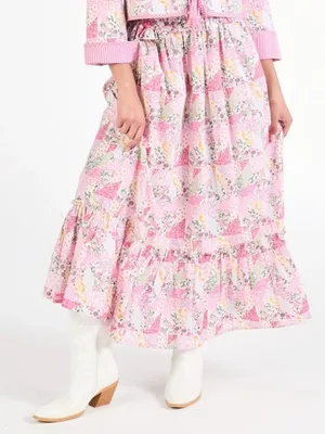 Simply Southern Ophelia Skirt- Multi Floral Quilt Pattern thumbnail 1