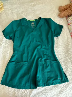 Healing Hands Scrubs Set hunter green thumbnail 4