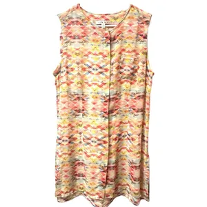 Cabi By Anthropologie‎ Top Avery Southwestern Button Down Medium Blouse thumbnail 5