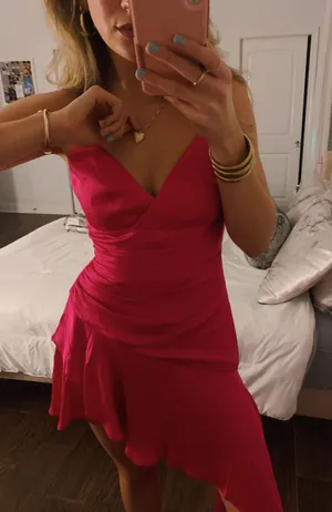 Bardot Revolve Pink Dress thumbnail 4