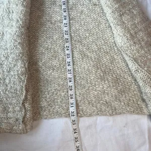 Leuk! by Cleo Cream Knitted Cardigan Size Medium thumbnail 7