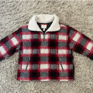 Forever 21 Plaid Fleece Pullover thumbnail 2