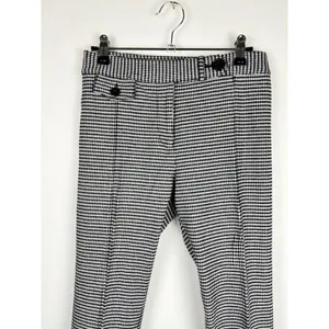 Derek Lam 10 Crosby Houndstooth Plaid Flare Work Trousers Size 0 thumbnail 13