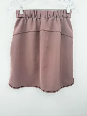 Lululemon On The Fly Skirt *Woven Cherry Cola Size 6 thumbnail 2