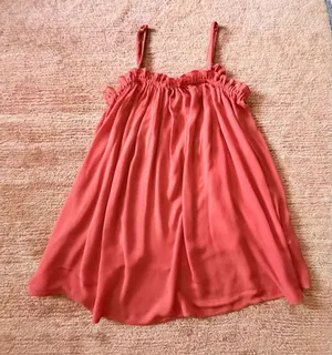 ASOS Design Coral Flowy Cami Tunic Top Size US 4 EU 36 Swing Sleeveless thumbnail 1